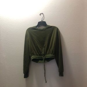 Pac Sun Cropped Crewneck